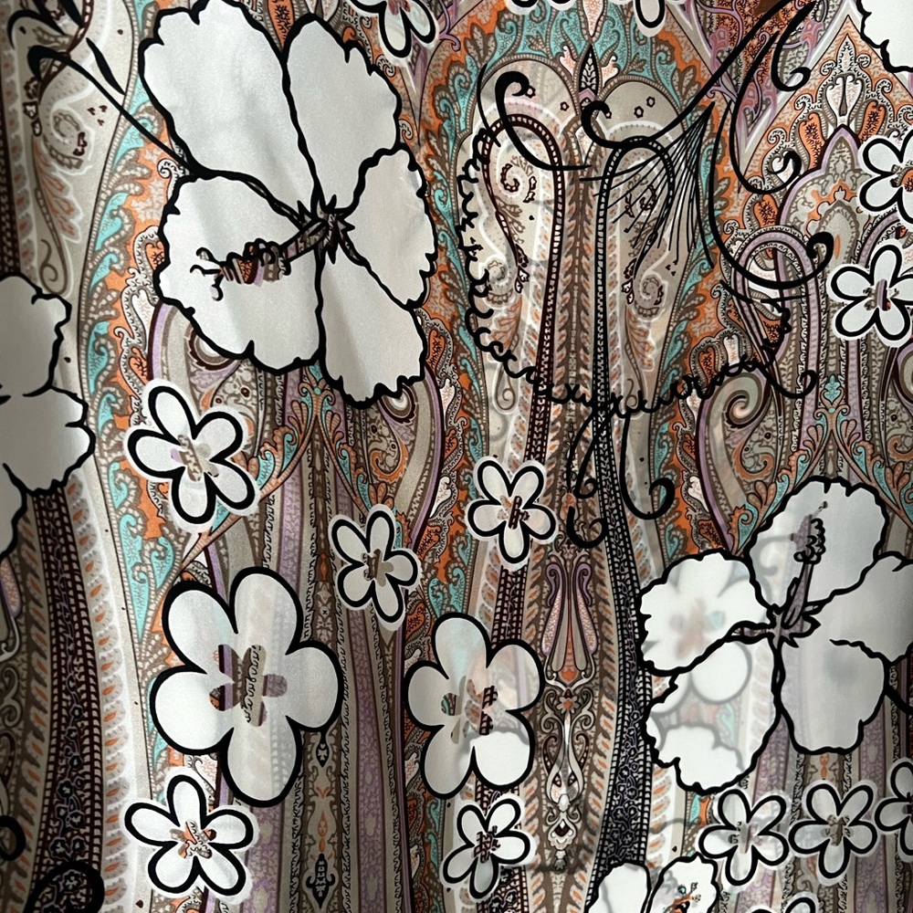30 inch 100% silk top or mini dress. You choose.